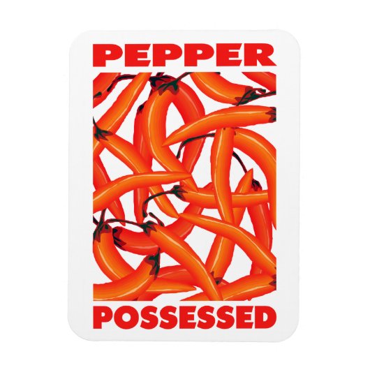ピーマンを愛してる？赤熱チリヤム！ マグネット (縦)