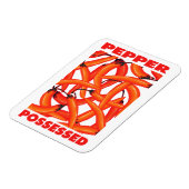 ピーマンを愛してる？赤熱チリヤム！ マグネット (左側)