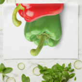 ピーマンカラフルー キッチンタオル (折り畳み)