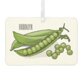 ピーマンガイラストレーション カーエアーフレッシュナー (裏面)