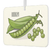 ピーマンガイラストレーション カーエアーフレッシュナー (左)