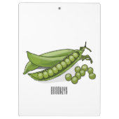 ピーマンガイラストレーション クリップボード (裏面)
