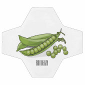 ピーマンガイラストレーション サッカーボール (フラット)