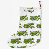 ピーマンガイラストレーション スモールクリスマスストッキング (裏面)