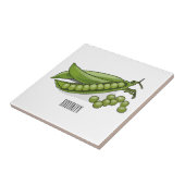 ピーマンガイラストレーション タイル (側面)