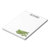 ピーマンガイラストレーション ノートパッド (回転)