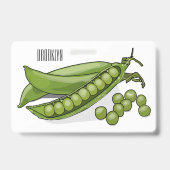 ピーマンガイラストレーション バッジ (裏面)