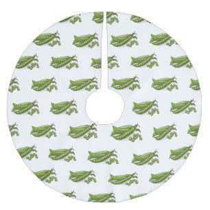 ピーマンガイラストレーション ブラッシュドポリエステルツリースカート