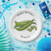 ピーマンガイラストレーション ペーパープレート (パーティー)