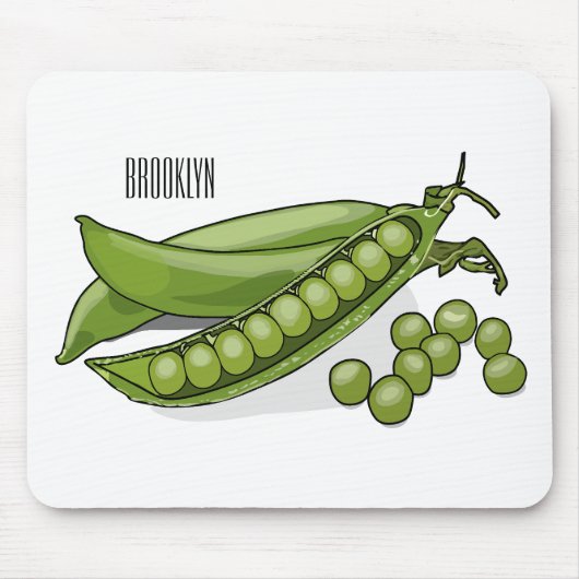 ピーマンガイラストレーション マウスパッド (正面)