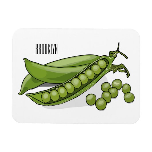 ピーマンガイラストレーション マグネット (横)