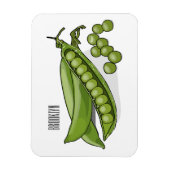 ピーマンガイラストレーション マグネット (縦)