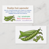 ピーマンガイラストレーション 名刺 (正面/裏面)