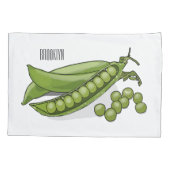 ピーマンガイラストレーション 枕カバー (裏面)