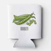 ピーマンガイラストレーション 缶クーラー (裏面)