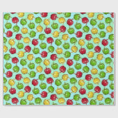 ピーマンパターン包装紙 ラッピングペーパー (フラット)