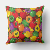 ピーマンパターン クッション (裏面)