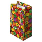 ピーマンパターン スモールペーパーバッグ (正面アングル)