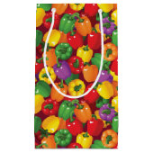 ピーマンパターン スモールペーパーバッグ (正面)