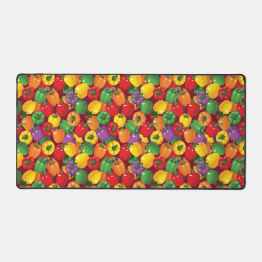 ピーマン模様 デスクマット (正面)