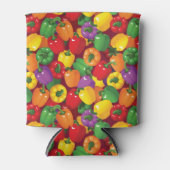 ピーマン模様 缶クーラー (正面)