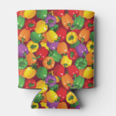 ピーマン模様 缶クーラー (裏面)