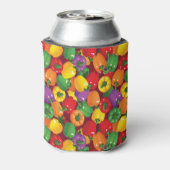 ピーマン模様 缶クーラー (缶裏面)