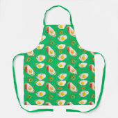 ピーマン緑色の玉揚げ エプロン (正面)