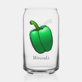 ピーマン ガラス缶 (裏面)