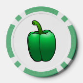 ピーマン ポーカーチップ (裏面)