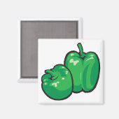 ピーマン マグネット (正面/裏面)