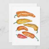 ピーマン 招待状 (正面/裏面)