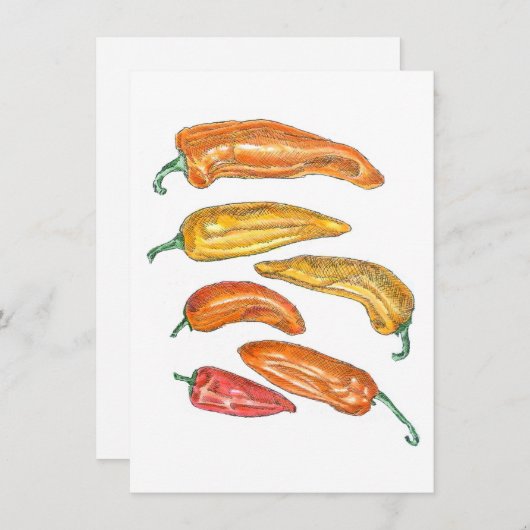 ピーマン 招待状 (正面/裏面)