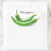 ピーマン 長方形シール (バッグ)