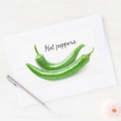 ピーマン 長方形シール (封筒)