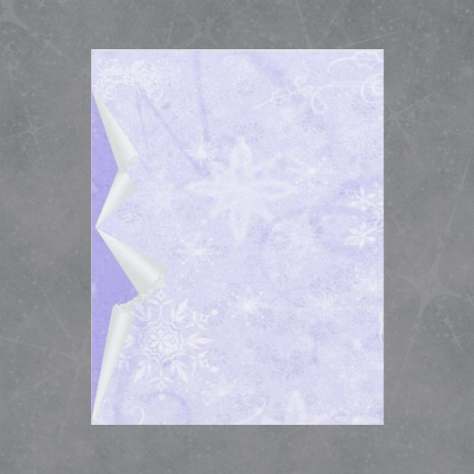 ピーリングウィンターパープルスクラップブック紙