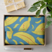 ピーリングトロピカルイエローバナナパターン 薄葉紙 (ギフト)