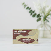 ピーリングプラスター新しい煉瓦細工のハンドマン 名刺 (スタンド正面)