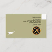 ピーリングプラスター新しい煉瓦細工のハンドマン 名刺 (裏面)