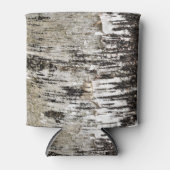 ピーリング樺の木バーククローズアップ 缶クーラー (正面)