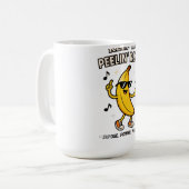 ピールでおこう コットン製ナプキン コーヒーマグカップ (正面左)