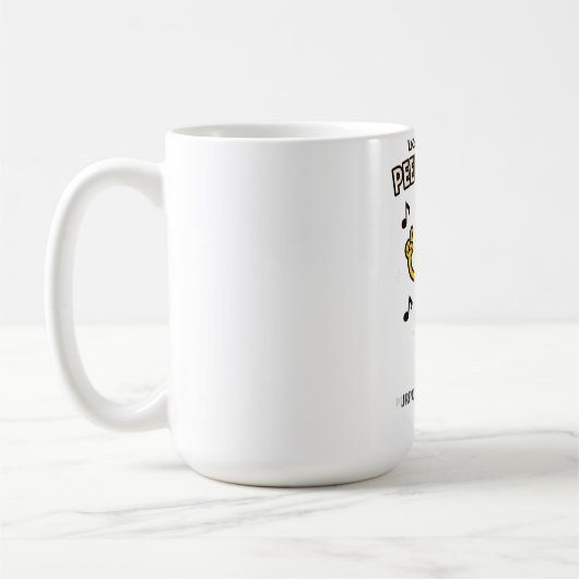 ピールでおこう コットン製ナプキン コーヒーマグカップ (左)