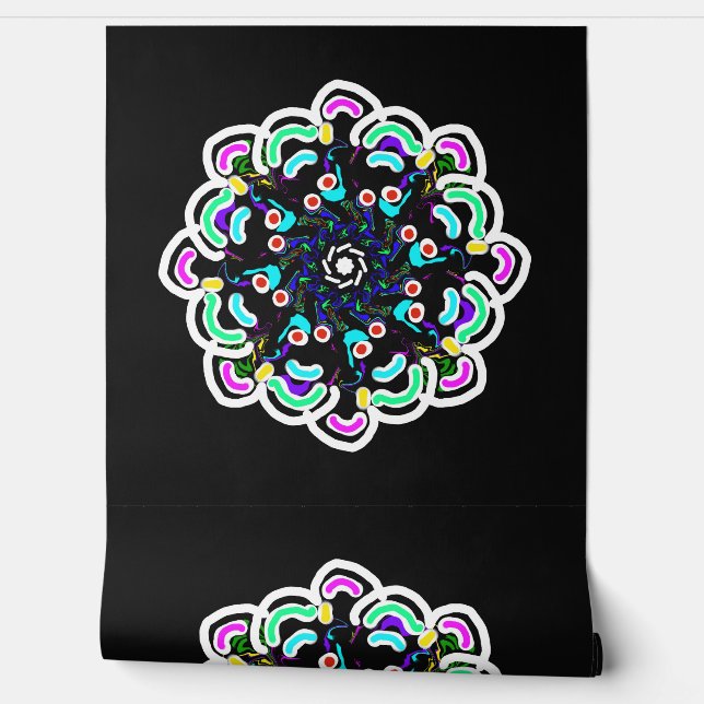 ピールアンドスティック壁紙13 - Midnight 壁紙 (ほどく)