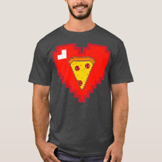ピールピザハート80sビデオゲーム愛12922815 tシャツ