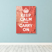 ピールレッドバ絵を描ン保ンホーに落ち着く キャンバスプリント (インサイチュ (ウッドフロア))