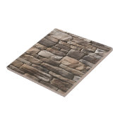 ピー砂利バサルトタイルクラシック タイル (側面)