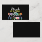 ピー賛美シェメーカーズ児童キルティングクロチェット 名刺 (正面/裏面)