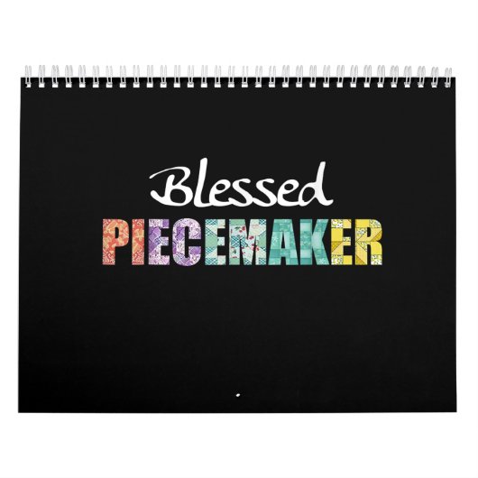 ピー賛美スメーカーおもしろいキルティング裁縫 カレンダー (カバー)