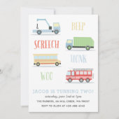 『ピー・スクリーチ・ウー・キッズの誕生日パーティー_ミスト』 招待状 (正面)