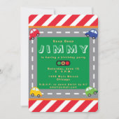 ピー！ピー！バースデーパーティー 招待状 (正面)